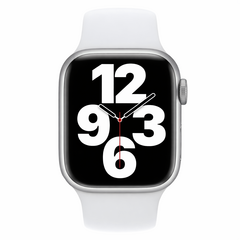Rubberen sportbandje - Wit - Geschikt voor Apple Watch 38mm / 40mm / 41mm / 42mm