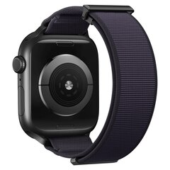 Magnetische nylon bandje - Paars - Geschikt voor Apple Watch 44mm / 45mm / 46mm / 49mm
