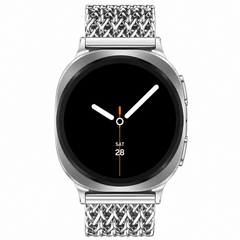Gevlochten RVS band - Zilver - Samsung Galaxy Watch 8 - 40mm / 44mm