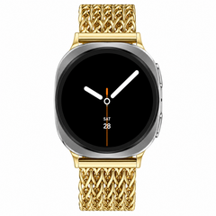 Gevlochten RVS band - Goud - Samsung Galaxy Watch 8 Classic - 46mm