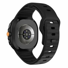 Wave siliconen band - Zwart - Samsung Galaxy Watch 9 - 40mm / 44mm