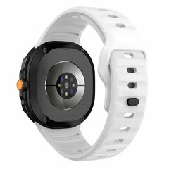 Wave siliconen band - Wit - Samsung Galaxy Watch 9 - 40mm / 44mm