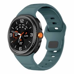 Wave siliconen band - Grijsblauw - Samsung Galaxy Watch 9 - 40mm / 44mm