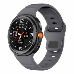 Wave siliconen band - Grijs - Samsung Galaxy Watch 9 - 40mm / 44mm