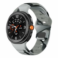 Wave siliconen band - Camouflage grijs - Samsung Galaxy Watch 9 - 40mm / 44mm