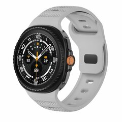 Wave met motief siliconen band - Grijs - Samsung Galaxy Watch 9 - 40mm / 44mm