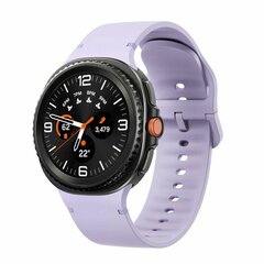 Soft siliconen band - Maat: S/M - Paars - Samsung Galaxy Watch 9 - 40mm / 44mm