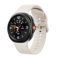 Soft siliconen band - Maat: M/L - Sterrenlicht - Samsung Galaxy Watch 9 - 40mm / 44mm