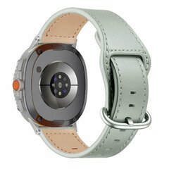 Classic leren band - Grijs - Samsung Galaxy Watch 9 - 40mm / 44mm