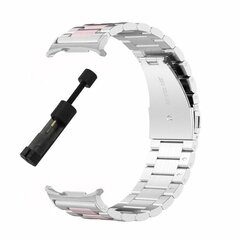 Stalen schakelband - Zilver met ros&eacute; goud - Samsung Galaxy Watch 9 - 40mm / 44mm