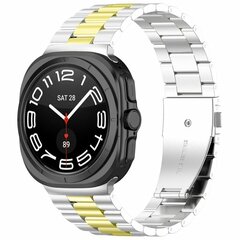 Stalen schakelband - Zilver met goud - Samsung Galaxy Watch 9 - 40mm / 44mm