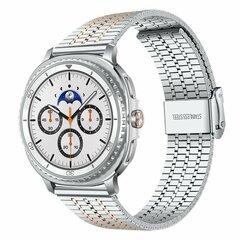 Stalen bandje - Zilver met ros&eacute; goud - Samsung Galaxy Watch 9 - 40mm / 44mm