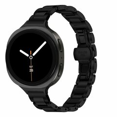 Slim fit stalen schakelband - Zwart - Samsung Galaxy Watch 9 - 40mm / 44mm