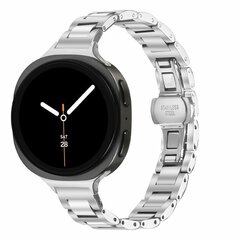 Slim fit stalen schakelband - Zilver - Samsung Galaxy Watch 9 - 40mm / 44mm