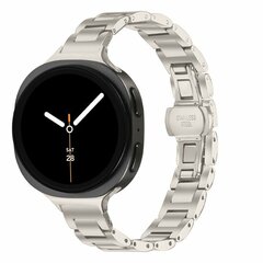 Slim fit stalen schakelband - Sterrenlicht - Samsung Galaxy Watch 9 - 40mm / 44mm