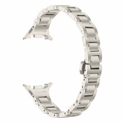 Slim fit stalen schakelband - Sterrenlicht - Samsung Galaxy Watch 9 - 40mm / 44mm