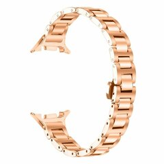 Slim fit stalen schakelband - Ros&eacute; goud - Samsung Galaxy Watch 9 - 40mm / 44mm