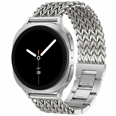 Gevlochten RVS band - Zilver - Samsung Galaxy Watch 9 - 40mm / 44mm