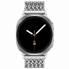 Gevlochten RVS band - Zilver - Samsung Galaxy Watch 9 - 40mm / 44mm