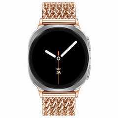Gevlochten RVS band - Ros&eacute; / champagne goud - Samsung Galaxy Watch 9 - 40mm / 44mm