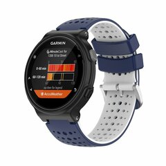 Siliconen Dot Pattern bandje - Donkerblauw + wit - Garmin Approach S20