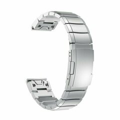 Stainless steel schakelband - Zilver - Garmin Fenix 9 / 9 pro - 47mm