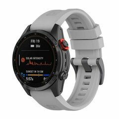 Siliconen sportbandje - Grijs - Garmin Fenix 9 / 9 pro - 47mm