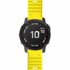 Siliconen bandje - Geel - Garmin Fenix 9 / 9 pro - 47mm