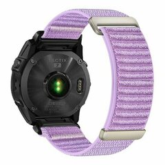 Nylon Sport Loop bandje - Paars - Garmin Fenix 9 / 9 pro - 47mm