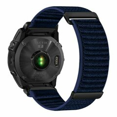 Nylon Sport Loop bandje - Donkerblauw - Garmin Fenix 9 / 9 pro - 47mm