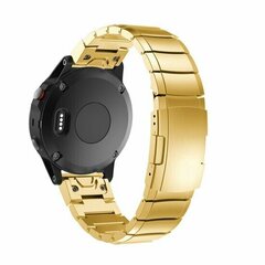 Stainless steel schakelband - Goud - Garmin Fenix 9 / 9 pro - 43mm