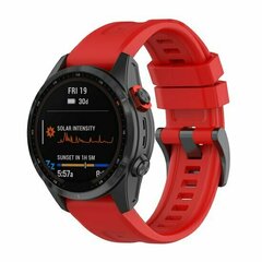 Siliconen sportbandje - Rood - Garmin Fenix 9 / 9 pro - 43mm
