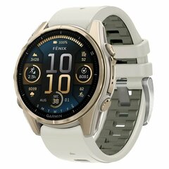 Siliconen bandje - Zandgrijs - Garmin Fenix 9 / 9 pro - 43mm