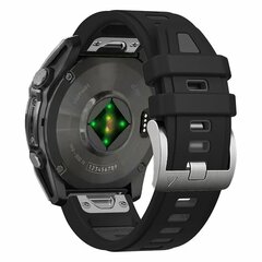 Siliconen bandje - Zwart - Garmin Fenix 9 / 9 pro - 43mm