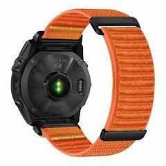 Nylon Sport Loop bandje - Oranje - Garmin Fenix 9 / 9 pro - 43mm