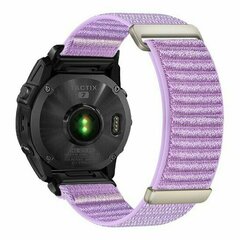 Nylon Sport Loop bandje - Paars - Garmin Fenix 9 / 9 pro - 43mm