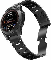 Titanium schakelband - Zwart - Garmin Fenix 9 / 9 pro - 51mm