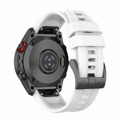 Siliconen sportbandje - Wit - Garmin Fenix 9 / 9 pro - 51mm