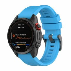 Siliconen sportbandje - Blauw - Garmin Fenix 9 / 9 pro - 51mm