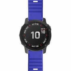 Siliconen bandje - Kobalt blauw - Garmin Fenix 9 / 9 pro - 51mm