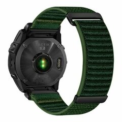 Nylon Sport Loop bandje - Donkergroen - Garmin Fenix 9 / 9 pro - 51mm