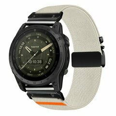 Nylon bandje met parachute sluiting - Sterrenlicht - Garmin Fenix 9 / 9 pro - 51mm