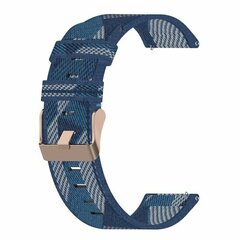Huawei Watch GT 6 / GT 7 - 41mm  - Canvas nylon bandje - Blauw