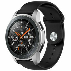 Rubberen sportband - Zwart - Huawei Watch GT 6 / GT 7 / GT 6 pro / GT 7 pro - 46mm