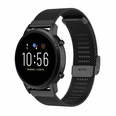 Milanese bandje met klemsluiting - Zwart - Huawei Watch GT 6 / GT 7 / GT 6 pro / GT 7 pro - 46mm