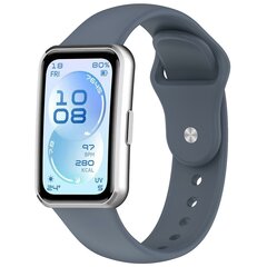 Siliconen bandje - Grijsblauw - Huawei Band 11 / 11 pro