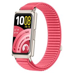 Nylon ribbelbandje - Roze - Huawei Band 11 / 11 pro
