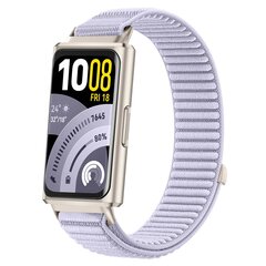 Nylon ribbelbandje - Pastel paars - Huawei Band 11 / 11 pro