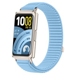 Nylon ribbelbandje - Blauw - Huawei Band 11 / 11 pro