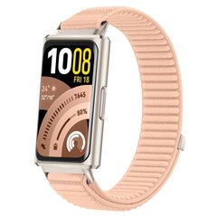 Nylon ribbelbandje - Lichtroze - Huawei Band 11 / 11 pro